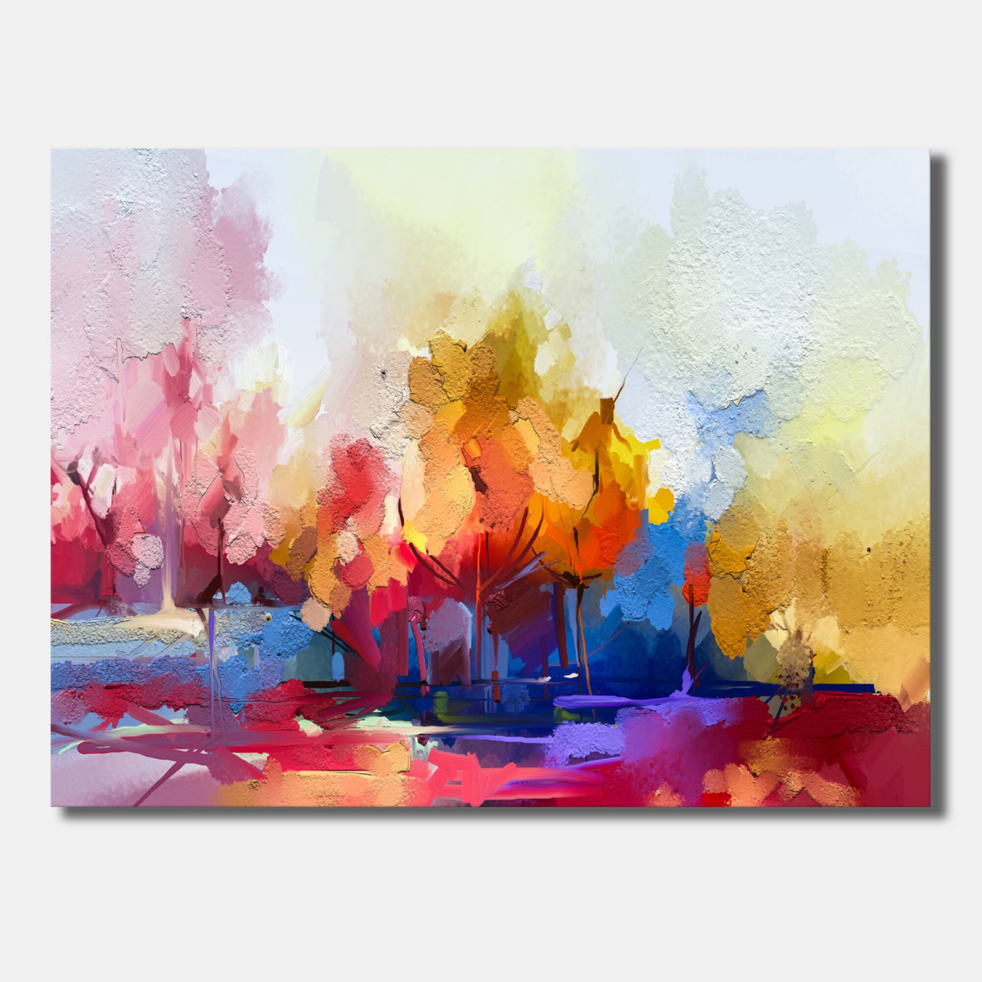 Designart - Colorful Abstract Landscape I